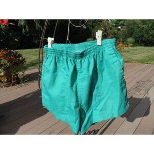 Vintage Levi's Male Swim Trunks Green Cotton 1970's Size Medium